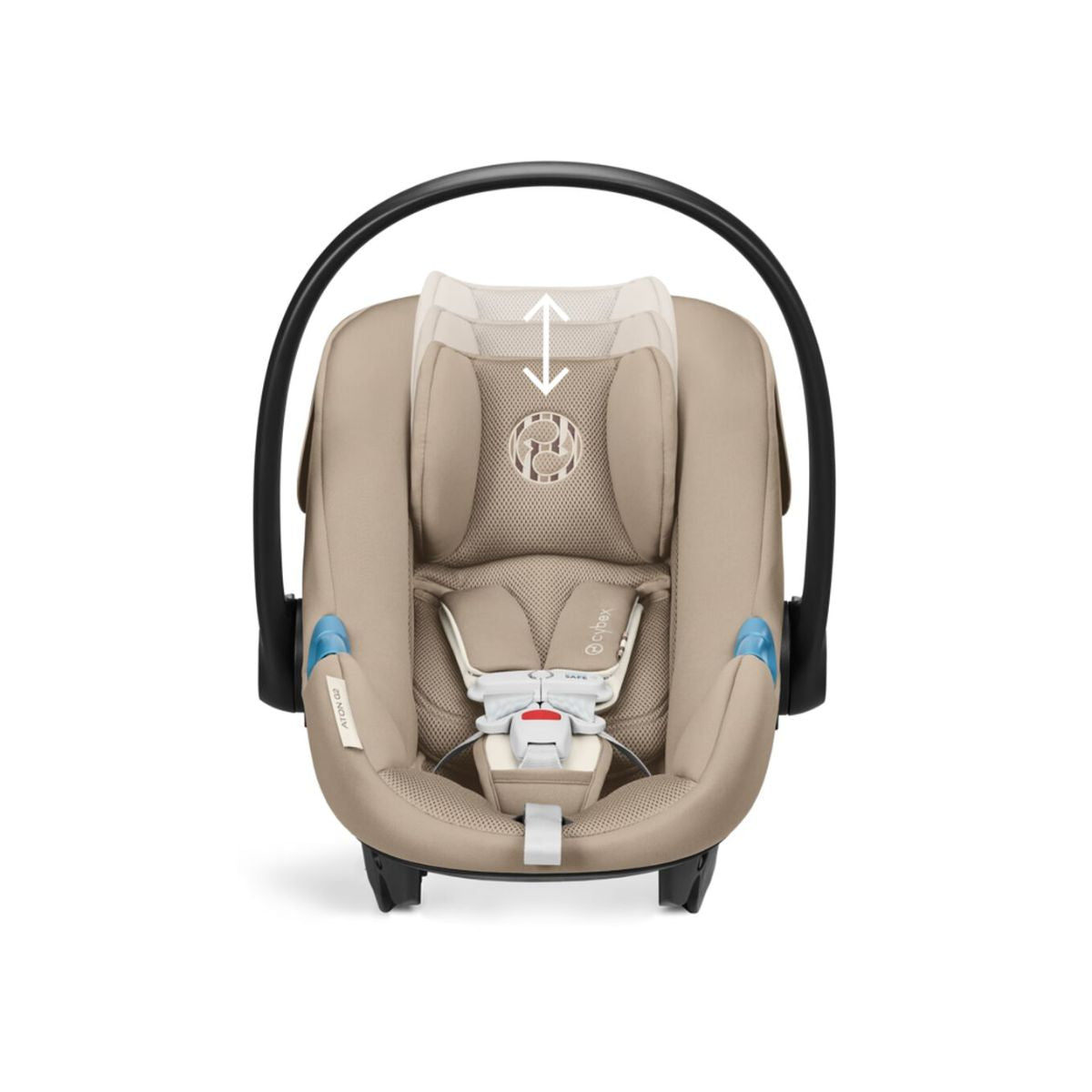 Cybex Aton G2 Swivel with Load Leg Base - Almond Beige - Smart Comfort That Grows with Baby